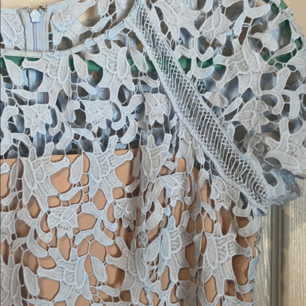 NWT Eliza J Lace Overlay Sheath Dress - Picture 2 of 5